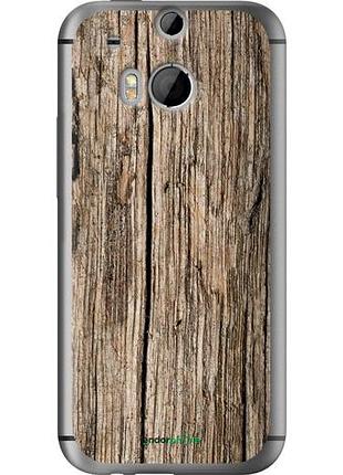 Чехол на htc one m8 dual sim текстура дерева "4476u-55-10746"