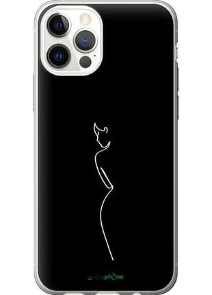 Чехол на iphone 12 pro силуэт1 "4590u-2052-10746"