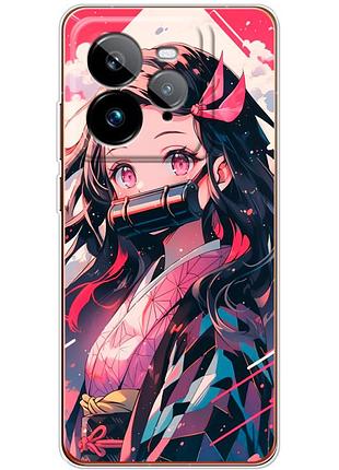 Чехол силиконовый с картинкой на realme gt 7 pro (аниме, anime)