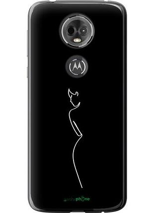 Чехол на motorola moto e5 plus силуэт1 "4590u-1412-10746"