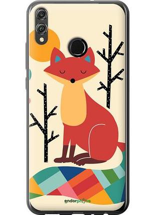 Чехол на huawei honor 8x rainbow fox "4010u-1596-10746"
