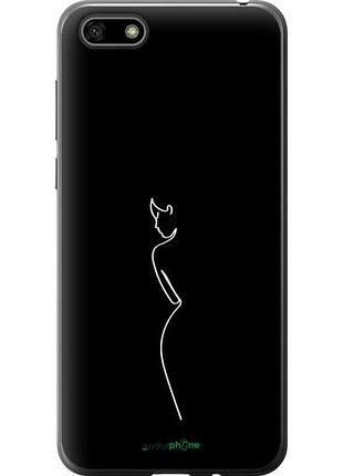 Чехол на huawei honor 7a силуэт1 "4590u-1805-10746"