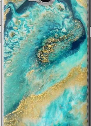 Чехол на huawei y5 2017 green marble "4365u-992-10746"