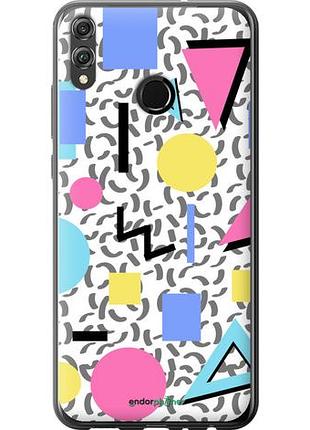 Чехол на huawei honor 8x color shapes "4893u-1596-10746"