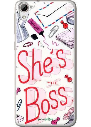 Чехол на htc desire 826 dual sim she's the boss "4254u-312-10746"