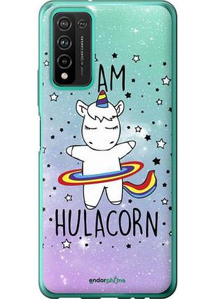 Чехол на huawei honor 10x lite i'm hulacorn "3976u-2198-10746"