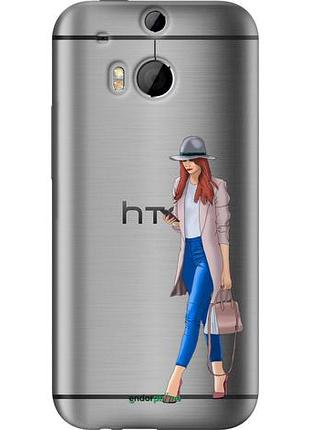 Чехол на htc one m8 девушка 1 "4751u-30-10746"