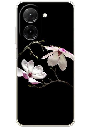 Чохол силіконовий з картинкою на xiaomi redmi a5 (квітка, манголія)