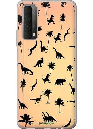 Чехол на huawei p smart 2021 динозаврики 1 "4772u-2100-10746"