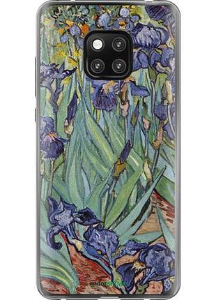 Чехол на huawei mate 20 pro винсент ван гог. ирисы "161u-1567-10746"