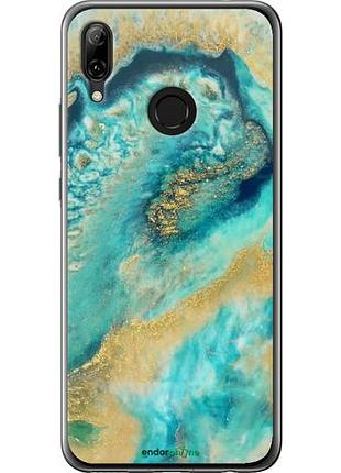 Чехол на huawei nova 3 green marble "4365u-1535-10746"