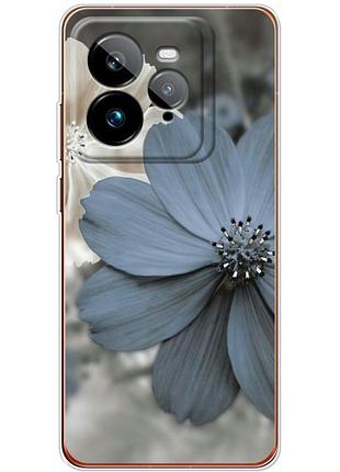 Чехол силиконовый с картинкой на realme gt 7 pro (цветок гербера)