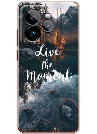 Чехол силиконовый с картинкой на realme gt 7 pro (природа, озеро в горах)