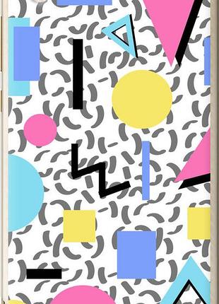 Чехол на huawei y6 ii color shapes "4893u-338-10746"