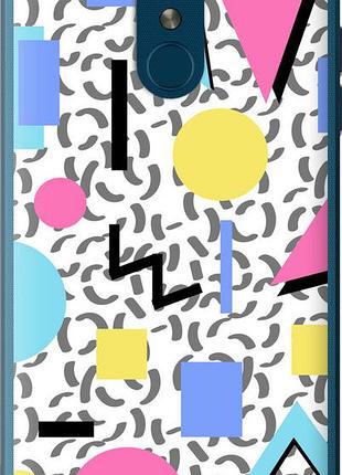 Чехол на lg k8 2018 color shapes "4893u-1384-10746"