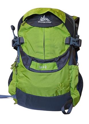 Женский рюкзак onepolar 1533 apple green 18+2 л — стиль, удобство и функциональность каждый день