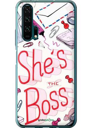 Чехол на huawei honor 20 pro she's the boss "4254u-1702-10746"