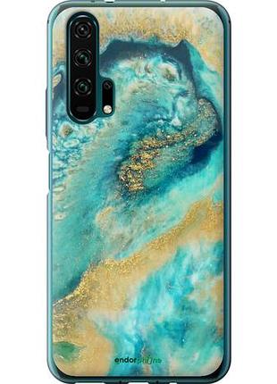 Чехол на huawei honor 20 pro green marble "4365u-1702-10746"
