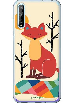 Чехол на huawei p smart s rainbow fox "4010u-1813-10746"