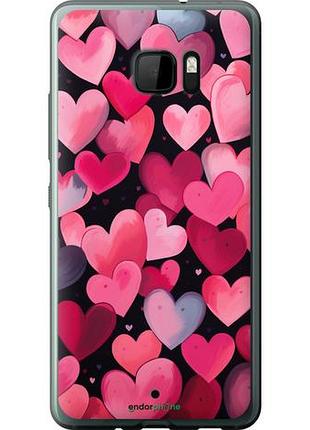 Чехол на htc u ultra сердечки 4 "5662u-833-10746"