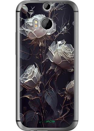 Чехол на htc one m8 розы 2 "5550u-30-10746"