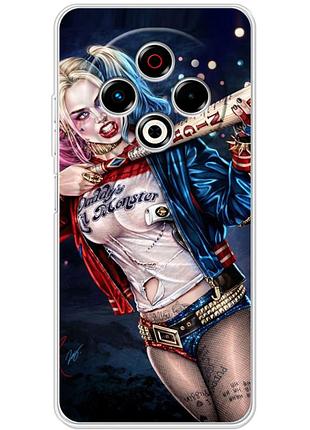 Чехол силиконовый с картинкой на tecno spark 30 (харли квинн, harley quinn)