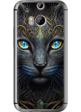 Чехол на htc one m8 кошка "5548u-30-10746"