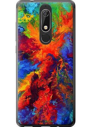Чехол на nokia 5.1 акварель на холсте "4150u-1529-10746"