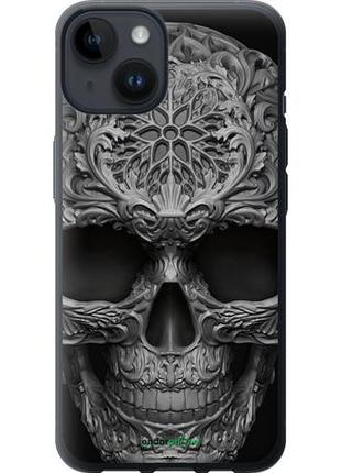 Чехол на iphone 14 skull-ornament "4101u-2648-10746"