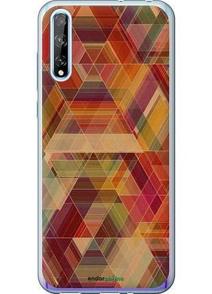 Чехол на huawei p smart s геометрический узор "904u-1813-10746"