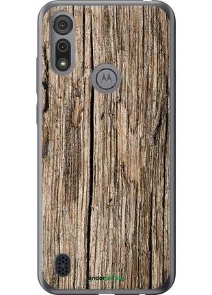 Чехол на motorola e6s текстура дерева "4476u-2001-10746"