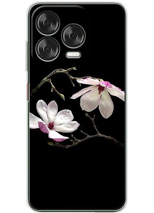 Чехол силиконовый с картинкой на zte blade v70 design (цветок, монголия)