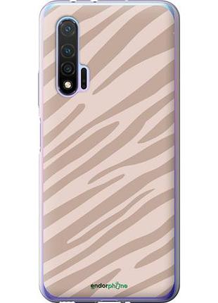 Чехол на huawei nova 6 зебра беж "4875u-1821-10746"