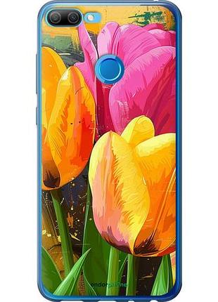 Чохол на huawei honor 9i намальовані тюльпани "5990u-1853-10746"