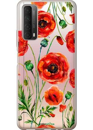 Чехол на huawei p smart 2021 нарисованные маки "4278u-2100-10746"