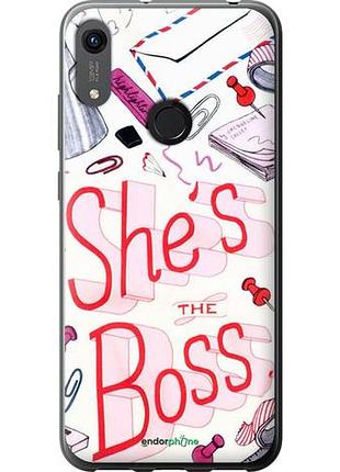 Чехол на huawei y6s she's the boss "4254u-1871-10746"