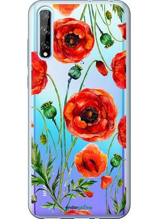 Чохол на huawei p smart s намальовані маки "4278u-1813-10746"