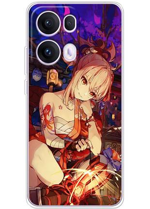 Чохол силіконовий з картинкою на oppo reno 13 pro (аніме, anime)