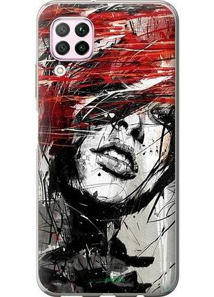 Чехол на huawei p40 lite лицо девушки "1162u-1887-10746"