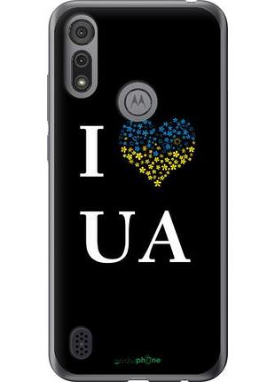 Чехол на motorola e6i i love ua "1112u-2355-10746"