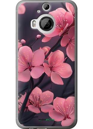 Чехол на htc one m9 plus пурпурная сакура "6075u-134-10746"