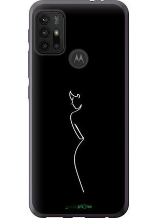 Чехол на motorola moto g20 силуэт1 "4590u-2461-10746"