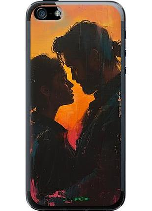 Чехол на iphone 5 любовь на полотне "6067u-18-10746"