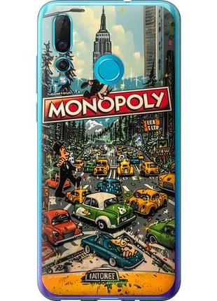 Чехол на huawei nova 4 городской драйв monopoly "6088u-1632-10746"