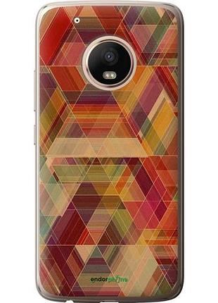 Чехол на motorola moto g5 plus геометрический узор "904u-1038-10746"