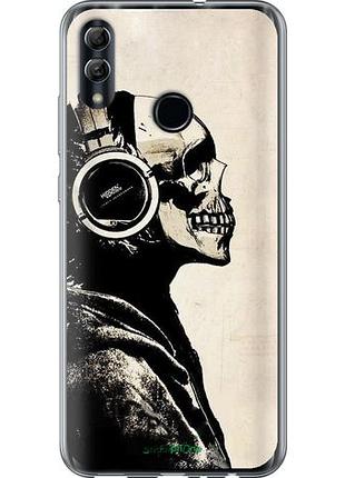 Чехол на huawei honor 10 lite скелет-меломан v2 "1200u-1618-10746"