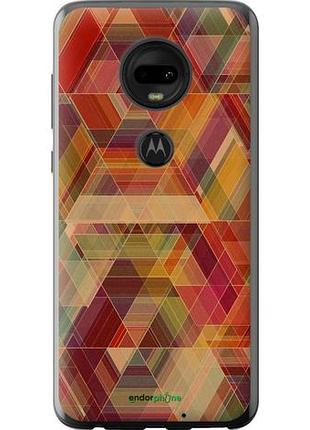 Чехол на motorola moto g7 геометрический узор "904u-1614-10746"