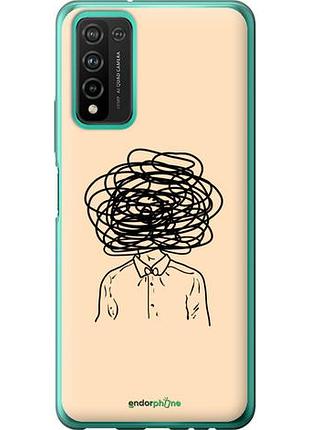 Чехол на huawei honor 10x lite мысли "4568u-2198-10746"