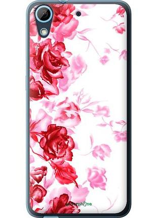 Чехол на htc desire 628 dual sim нарисованные розы "724u-949-10746"