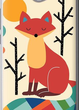 Чехол на huawei y7 2017 rainbow fox "4010u-1019-10746"